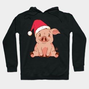 Christmas Pig Hoodie